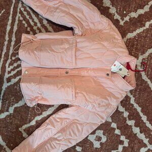 Womens L Pink Bomber Jacket